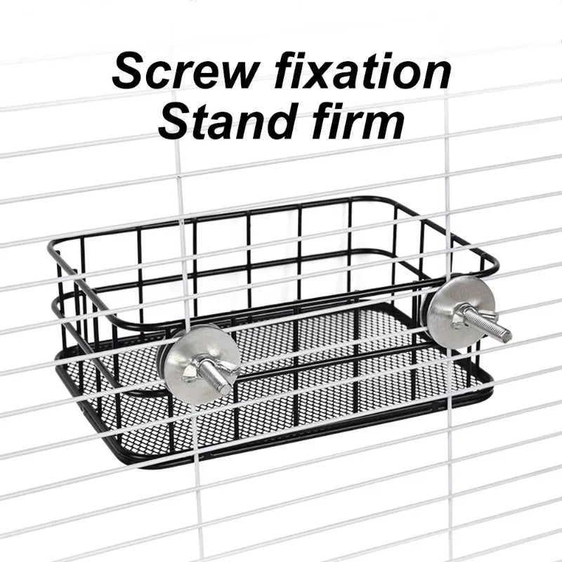 عش طيور شبكي معلق - سرير نوم ولعبة قفص