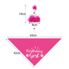 Pet Birthday Party Accessory Set with Bandana, Tutu Skirt & Hat