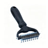 Double-Sided Pet Grooming Comb for Detangling and Shedding