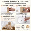 Silent Acrylic Hamster Running Wheel with Wooden Stand