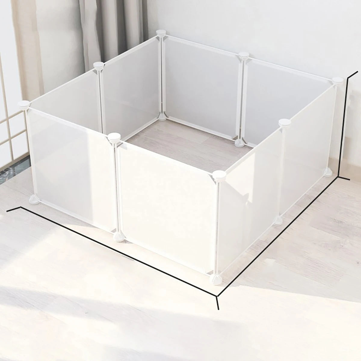 Modular Pet Playpen with Easy Assembly