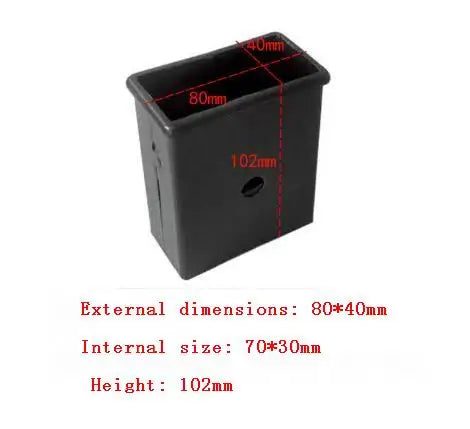 Durable Hollow Plastic Sleeve for Fitness Equipment Pipes