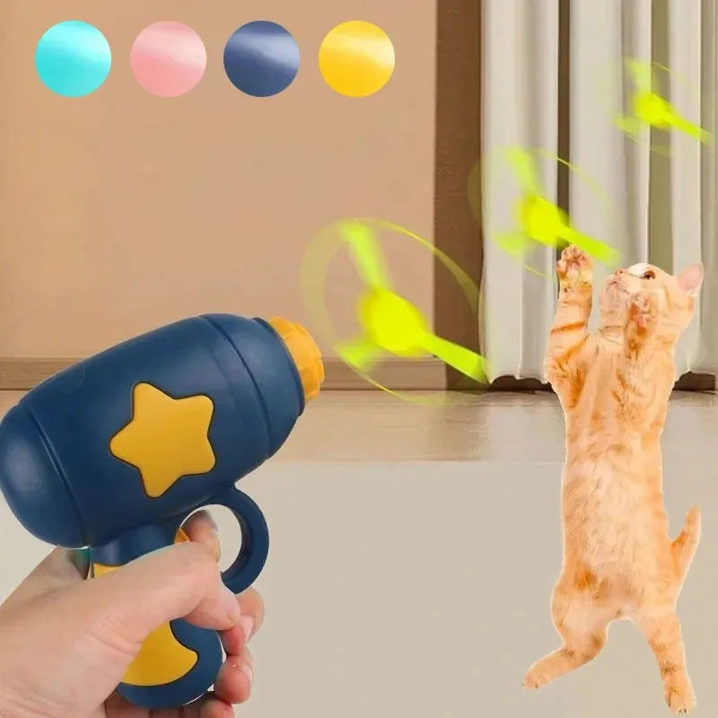 Interaktiver Katzen-Scheibenwerfer