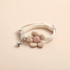 Cat Collar with Flower Bell - Adjustable Buckle