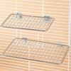 Stainless Steel Bird Perch Platform with Secure Cage Mount