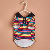 Classic Stripe Polo Shirt for Small Dogs
