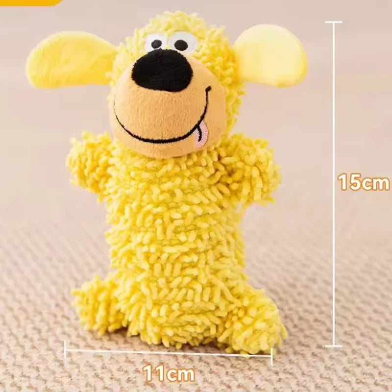 Soft Plush Squeaky Dog Toy for Teething Puppies and Small Dogs