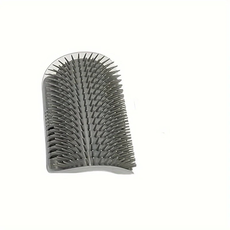 Wall-Mounted Cat Self-Groomer with Massage Comb Brush