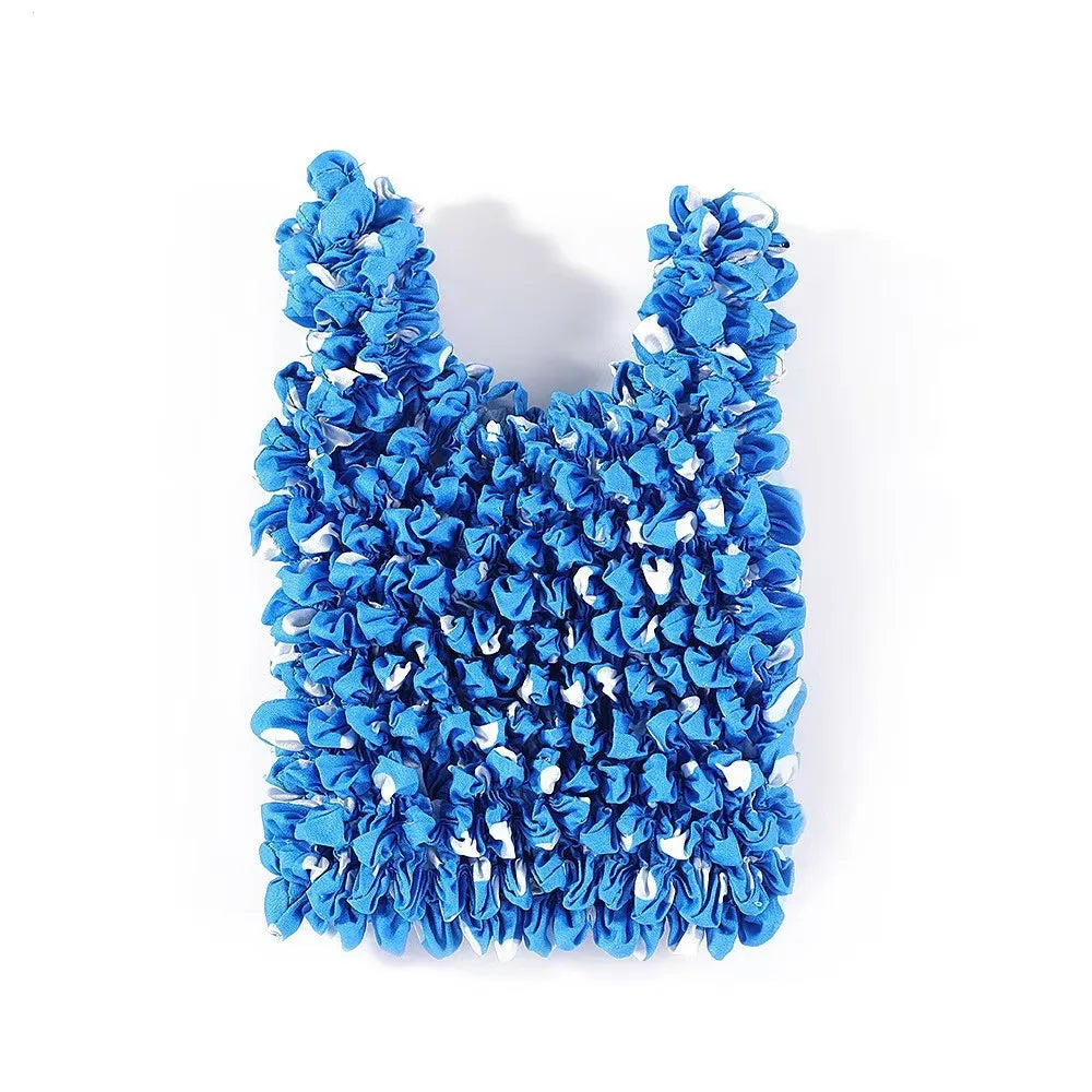 Foldable Reusable Bubble Shopping Bag with Expandable Storage