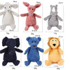 Corduroy Squeaky Plush Dog Toy - Bite-Resistant Animal Shapes
