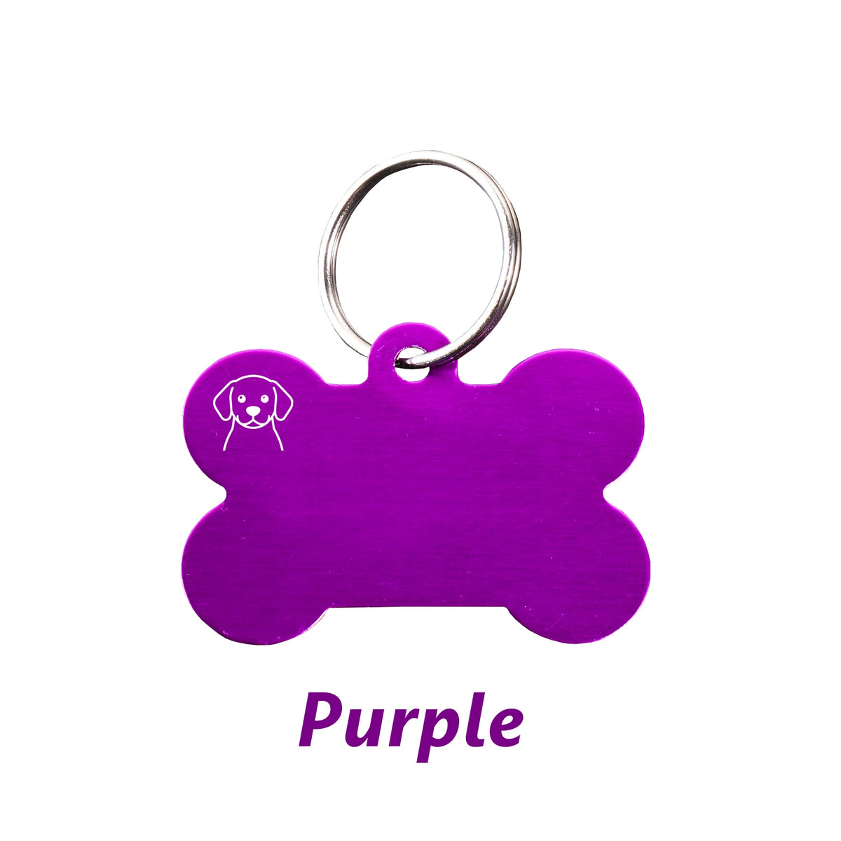 Personalized Bone-Shaped Dog Tag with Custom Engraving