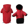 Abrigo impermeable con capucha para perro