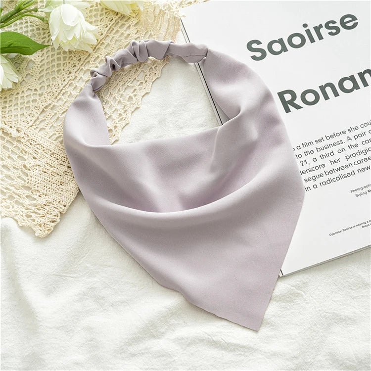 Bohemian Paisley Print Triangle Head Scarf