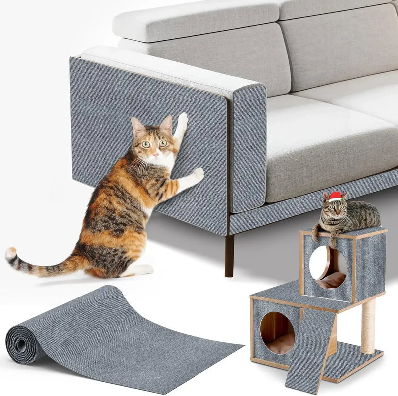 Trimmable Cat Scratching Mat - Self-Adhesive