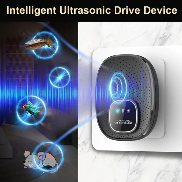 Rechargeable Ultrasonic Rodent Repeller for Home and Bedroom