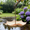Umbrella-Shaped Hanging Bird Feeder with Leak-Resistant Design