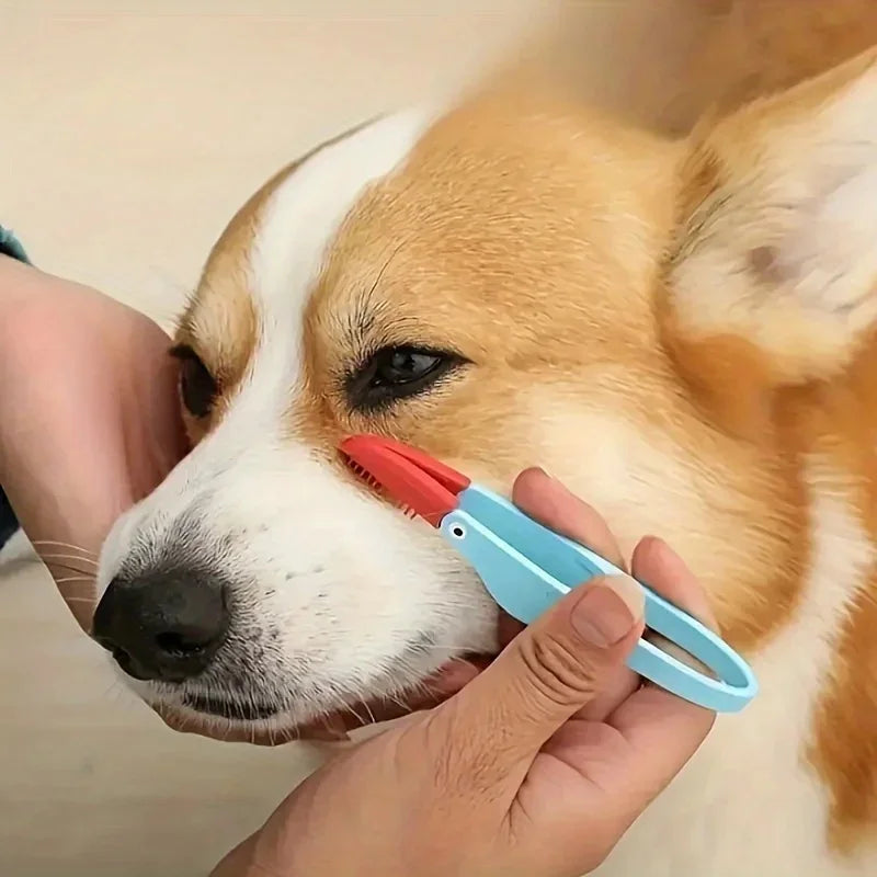 Gentle Pet Tear Stain Remover Comb for Dogs and Cats