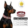 Black dog harness with reflective trim and a yellow plush toy included