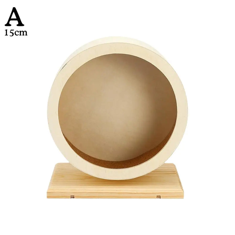 Golden Bear Wooden Hamster Running Wheel