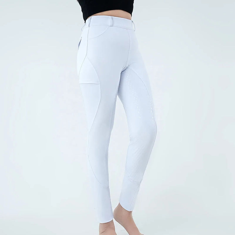 Women's Full-Seat Riding Breeches for Equestrian Training