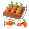 Interactive Snuffle Mat for Dogs with Carrot Toys