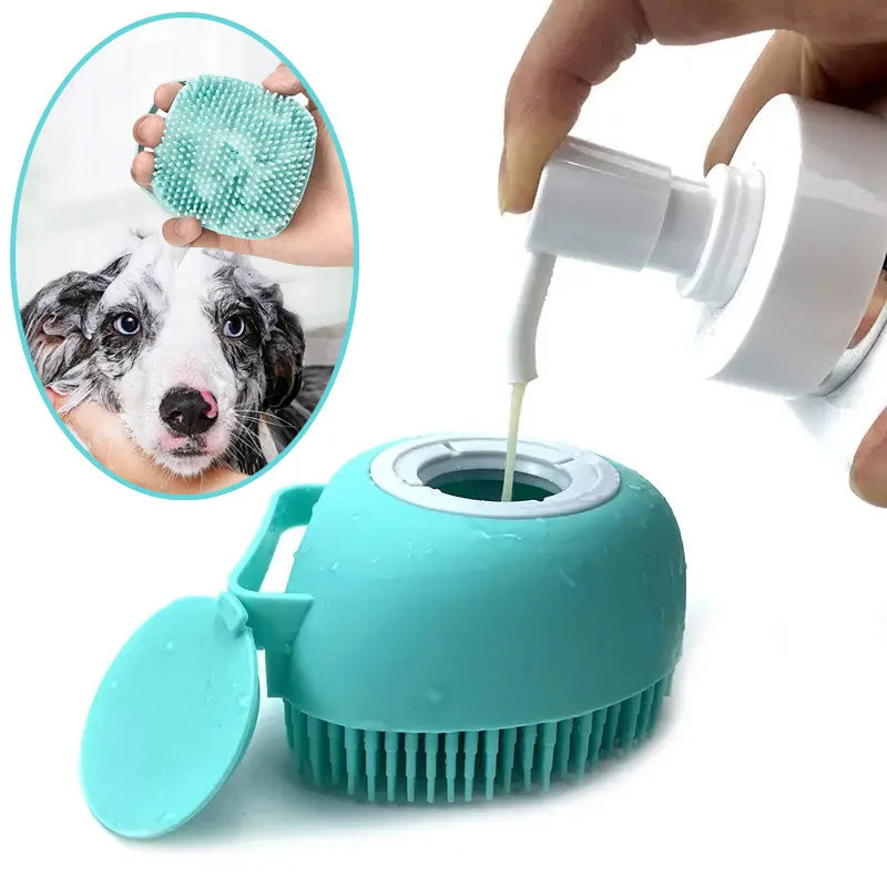Soft Silicone Pet Bathing Gloves for Dogs and Cats