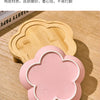 Ceramic Pet Bowl with Wood Stand – Elegant Bow Knot Design
