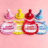 Happy Birthday Pet Party Hat and Bib Set