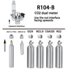 Digitaler CO2-Regulator für Aquarien mit Magnetventil und Blasenzähler