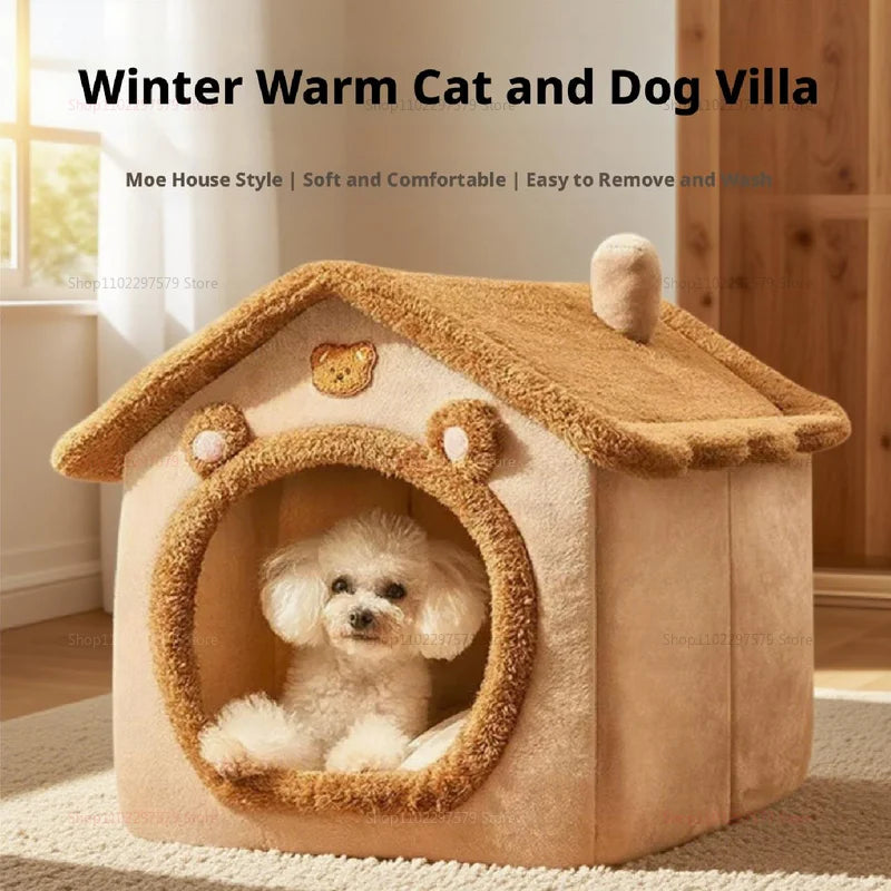 Maison pliable pour chats et petits chiens