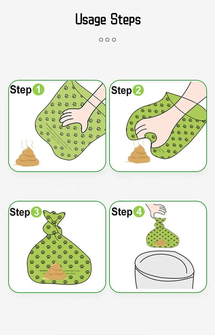Eco-Friendly Biodegradable Dog Poop Bags with Dispenser