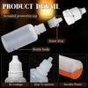 Empty Squeezable Liquid Dropper Bottles with Fine Tip (3-20 ml)