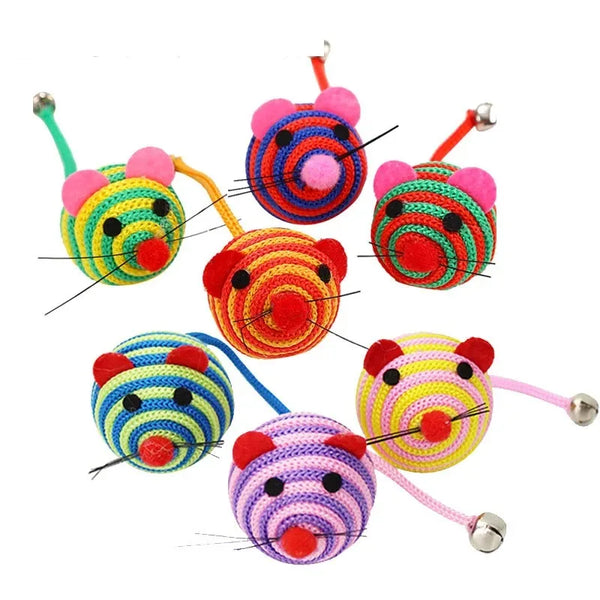 Nylon Rope Cat Toy with Bell