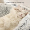 Lit Semi-Ouvert en Peluche pour Chats et Chiens