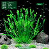 Artificial Aquarium Plants with Ceramic Base – Realistic Green Decor for Fish Tanks