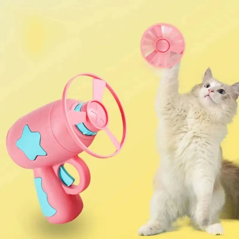Interaktiver Katzen-Scheibenwerfer