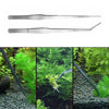 Precision Stainless Steel Aquarium Tweezers for Planting and Maintenance