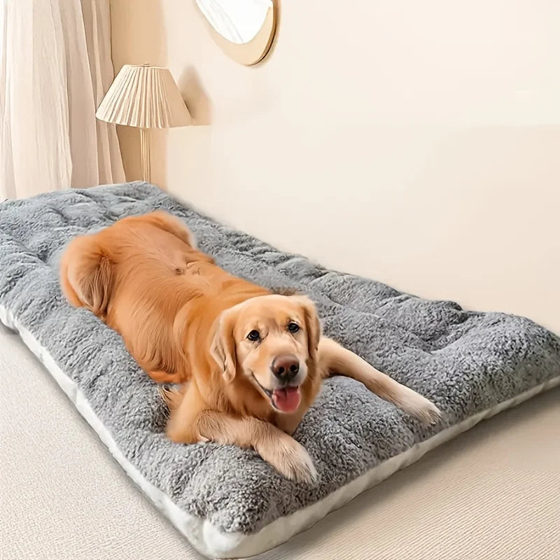 Plush Dog Bed Sofa with Thickened Cushion