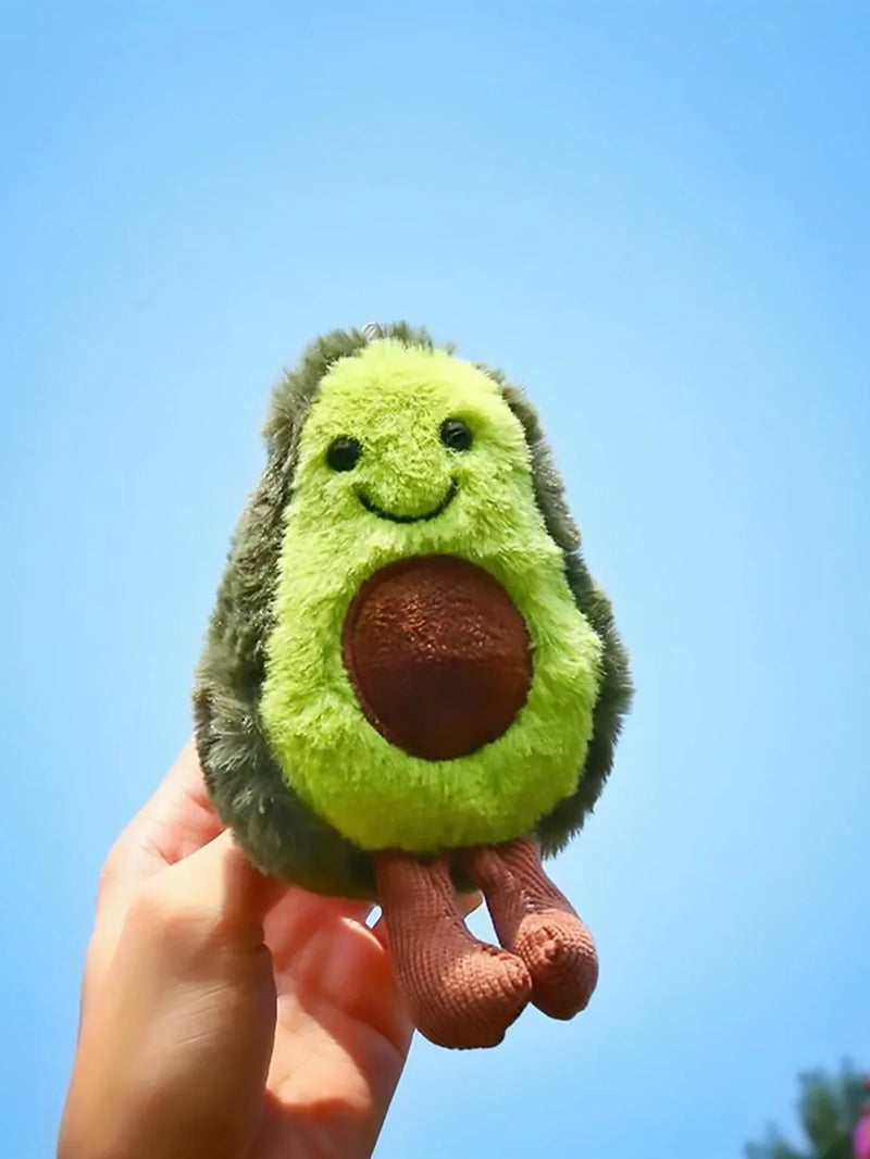 Avocado-Plüschtier mit Rucksackclip