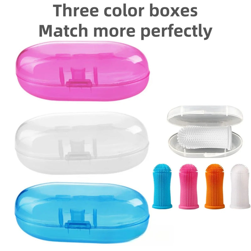 Brosse à dents pour doigts en silicone doux