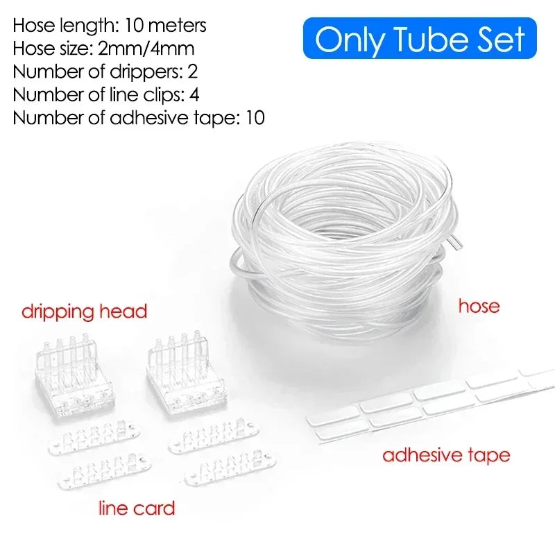 Kit de Bouteilles pour Pompe Doseuse d'Aquarium avec Support en Acier Inoxydable