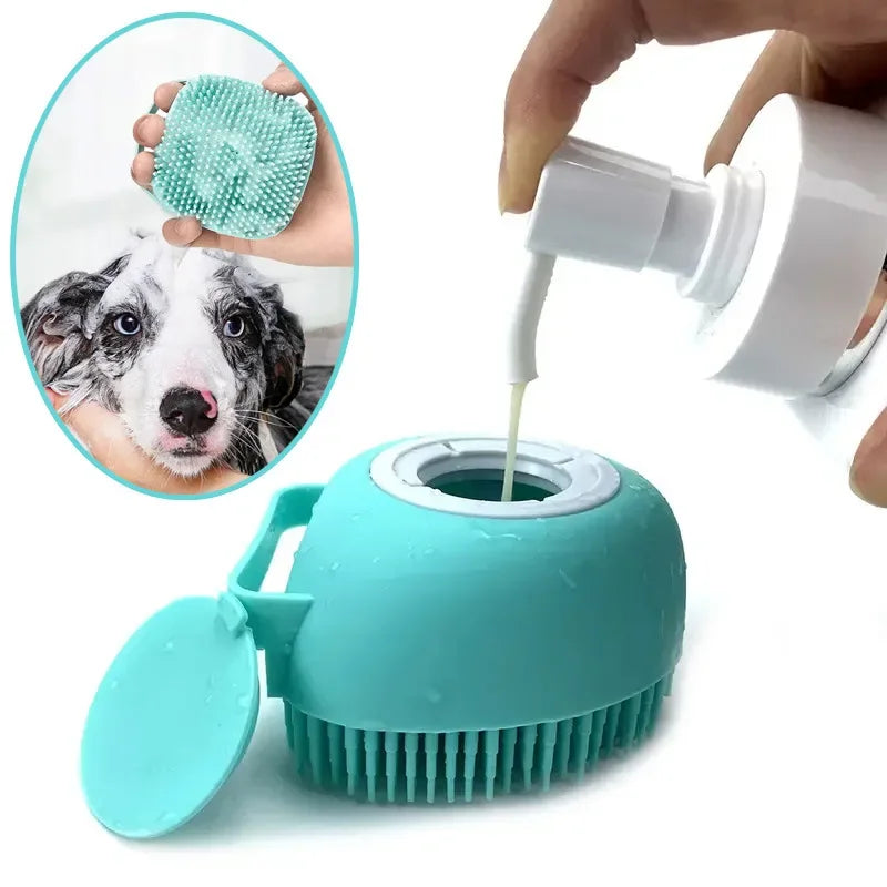 Soft Silicone Pet Bathing Gloves for Dogs and Cats
