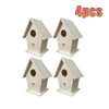 بيت عصفور خشبي جداري للطيور الصغيرة مع أماكن جلوس