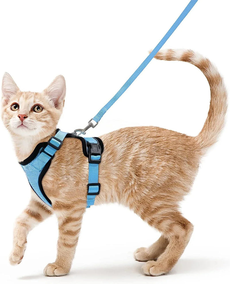 Ausbruchssicherer Katzen-Geschirr mit Leine