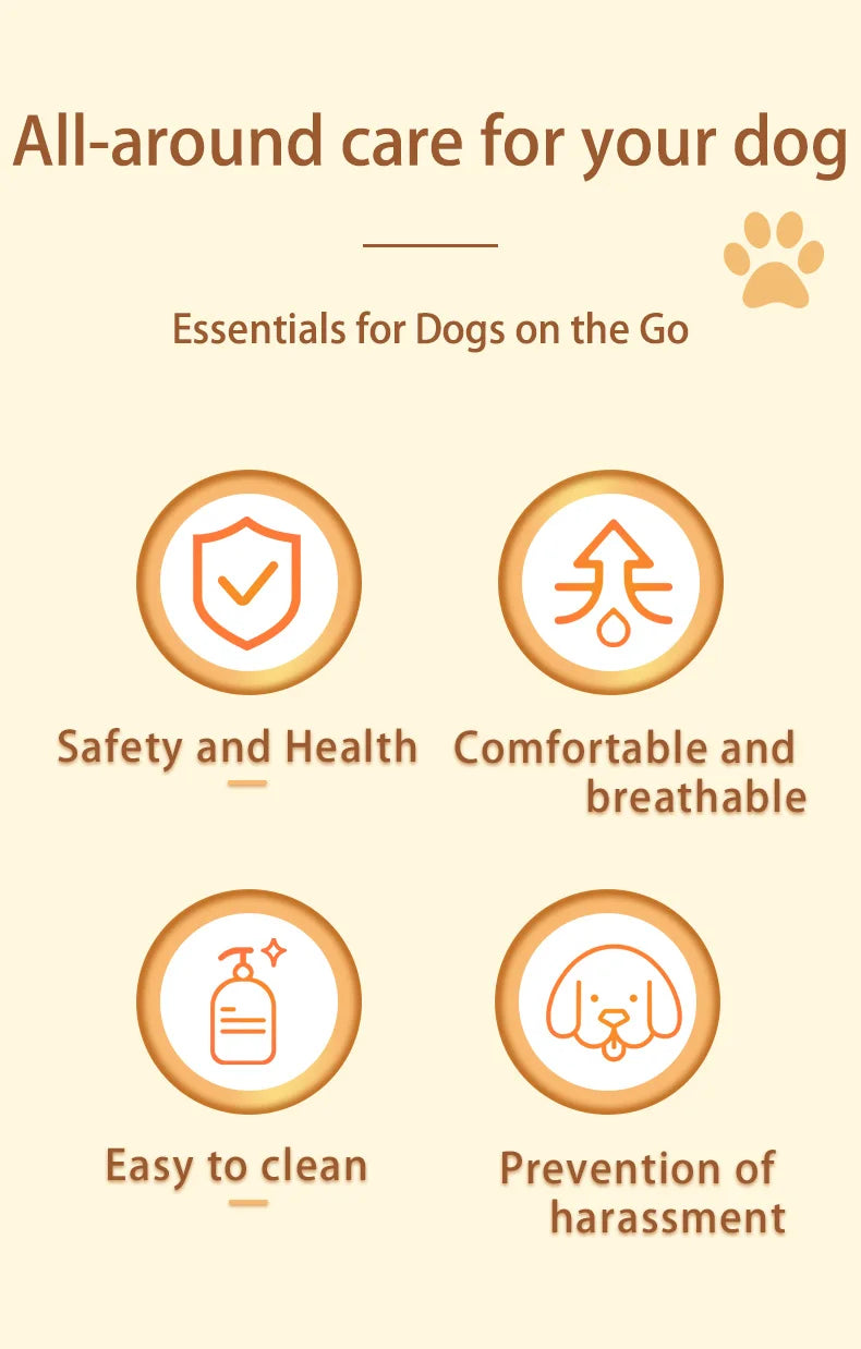Reusable Washable Dog Diapers for Female Dogs, High Absorbency Leak-Proof Sanitary Pant
