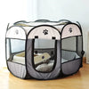 Foldable Octagonal Pet Playpen with Mesh Ventilation