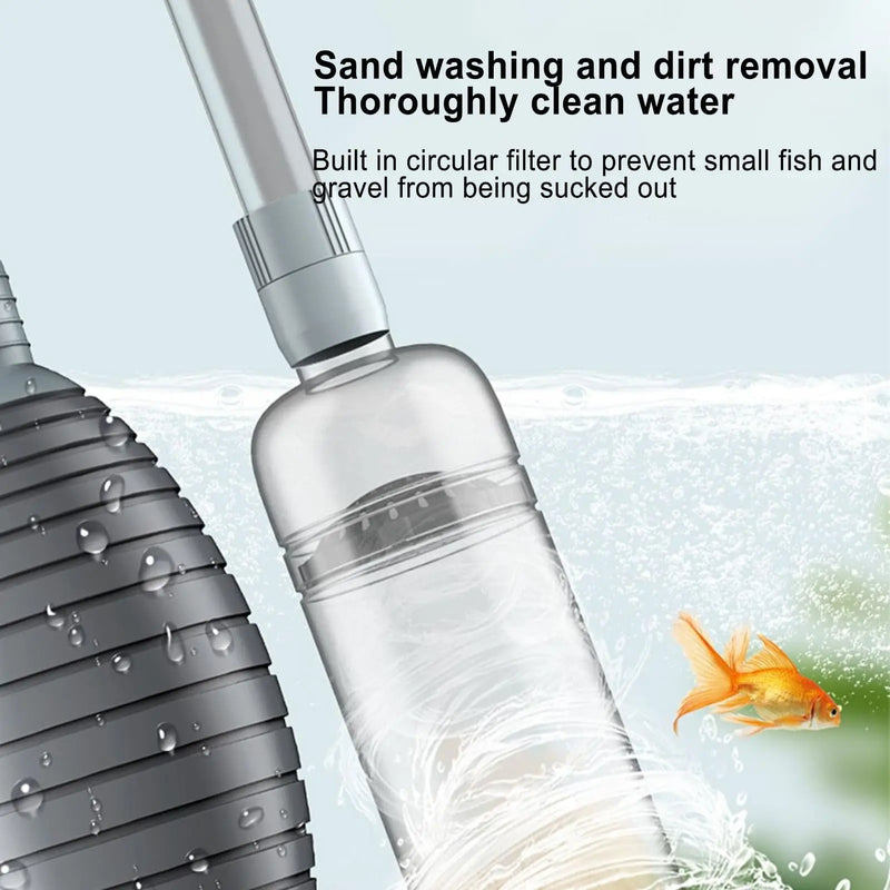 Aspirateur à gravier et changeur d'eau pour aquarium
