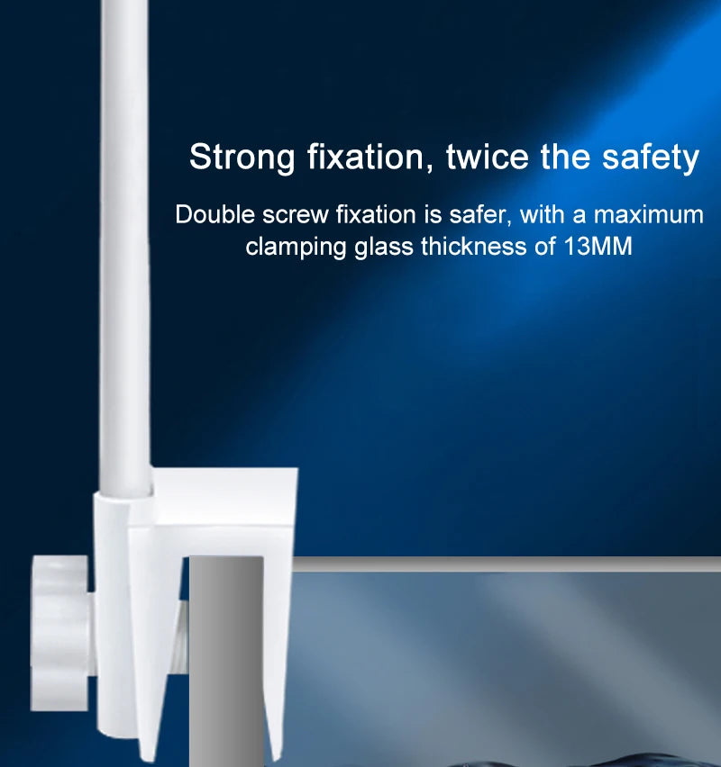 Lampe LED à pince réglable pour aquarium