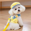 Cartoon Dog Harness Vest with Matching Leash