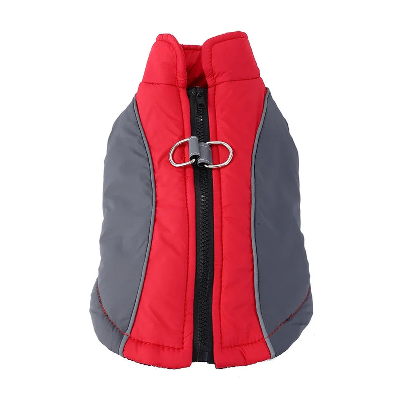 Waterproof Pet Vest Coat for Winter Reflective Dog Jacket